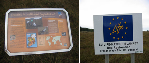 Photograph showing Interpretative Display Sign
