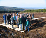 UCD Students on Boardwalk at SlieveBlooms