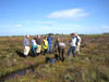 The Aapa Mires Project Team, Finland, visit the project to exchange ideas based on their life project work, September 2005