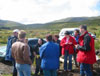 A group from a Belfast Environmental Women's Training Scheme, attend an information day at Croaghonagh Demonstration Site, August 2005